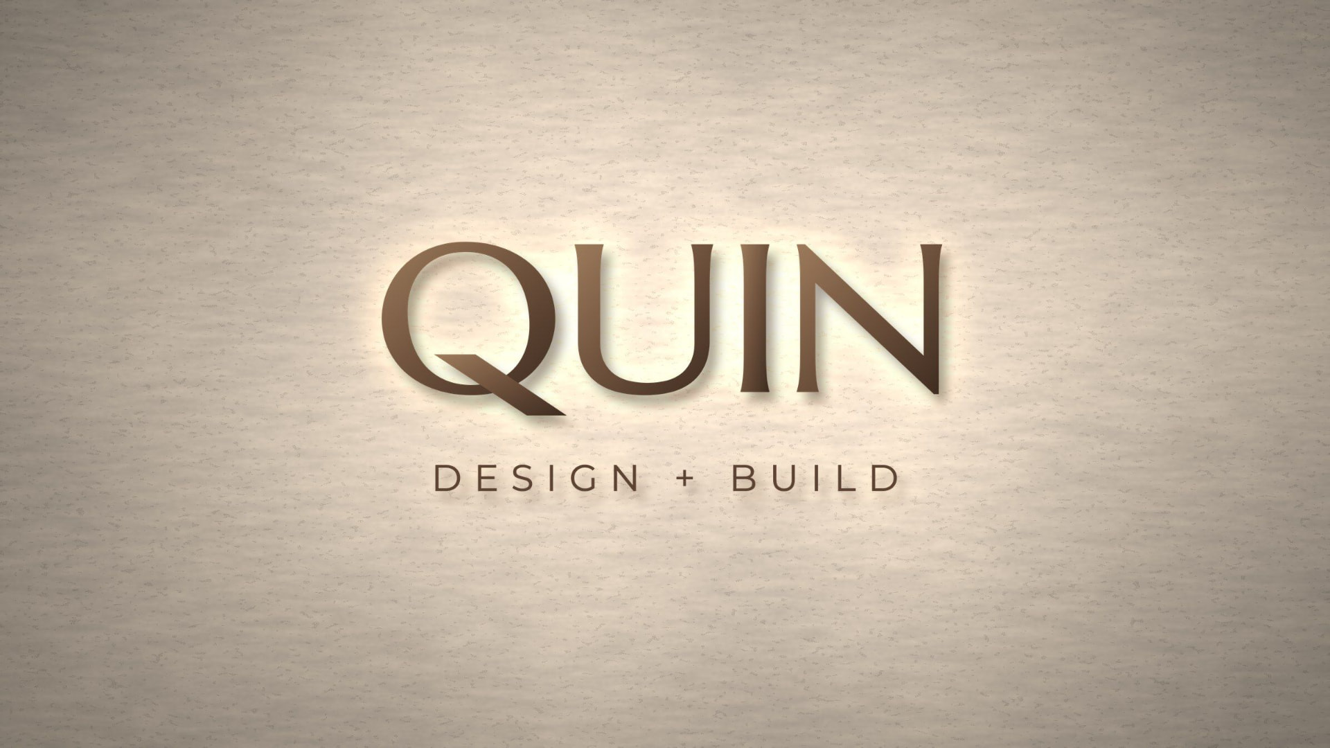 QUIN Design + Build signature wall